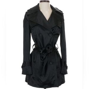 Sophisticated Women's Black Trench Coat